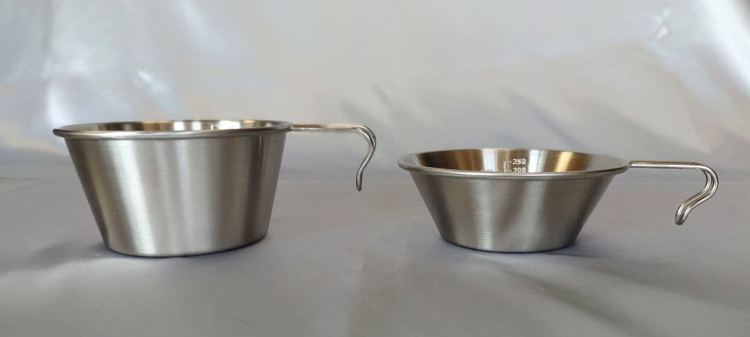 【新品未使用品】DOD ウサシェラノカゾク ステンレスシェラカップ8個 収納袋付