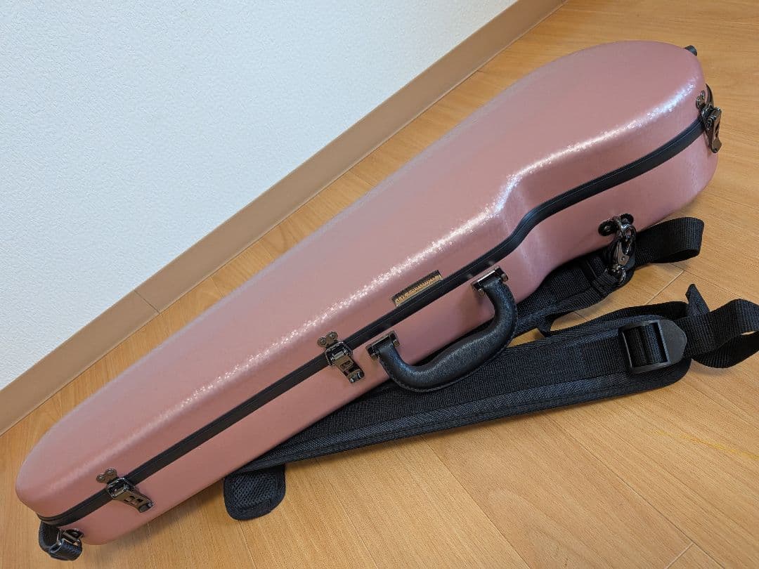 バイオリンケース イーストマン Eastman ハードケース ピクセル ピンク