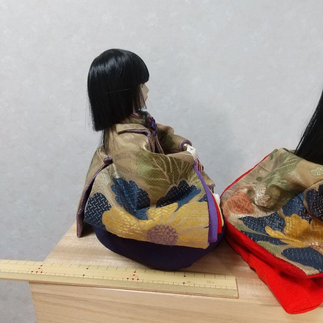 雛人形 雛祭り ハンドメイド 手作り 一点物 市松人形 古布 縮緬