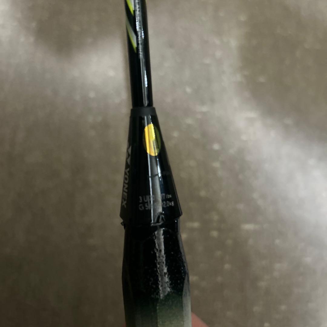 バドミントンラケットナノジーZスピード　3U G5 美品