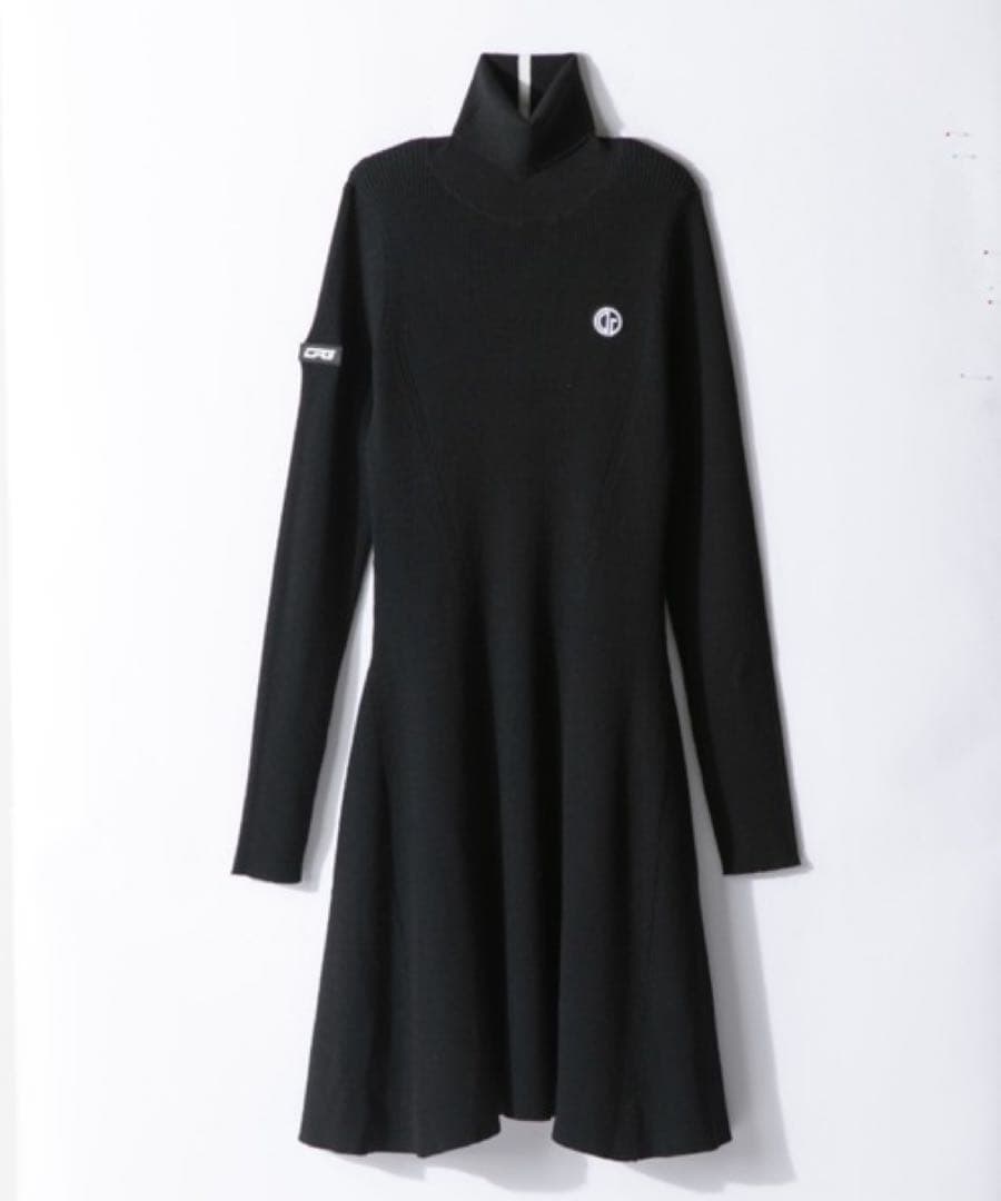 CPGゴルフウェア♡ ハイネックフレアニットワンピース♡新品同様
