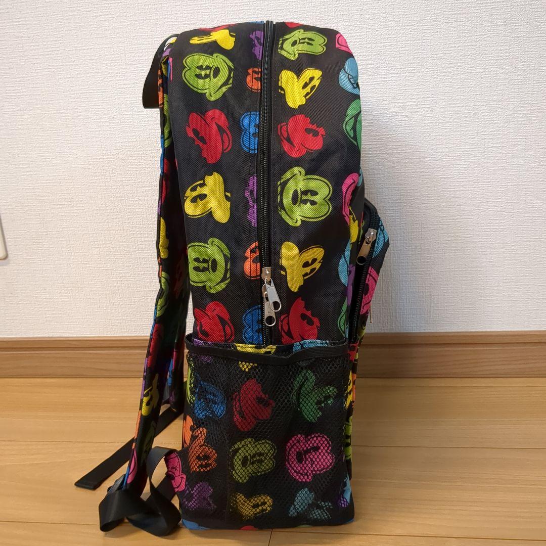 ミッキーマウス総柄　バックパック　リュック　海外ディズニーランド