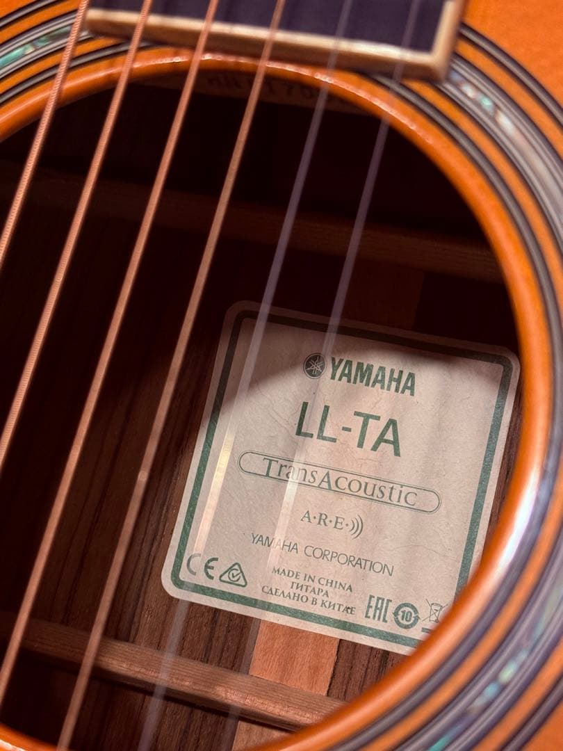 YAMAHA LL-TA TransAcoustic エレアコ　ハードケース付き