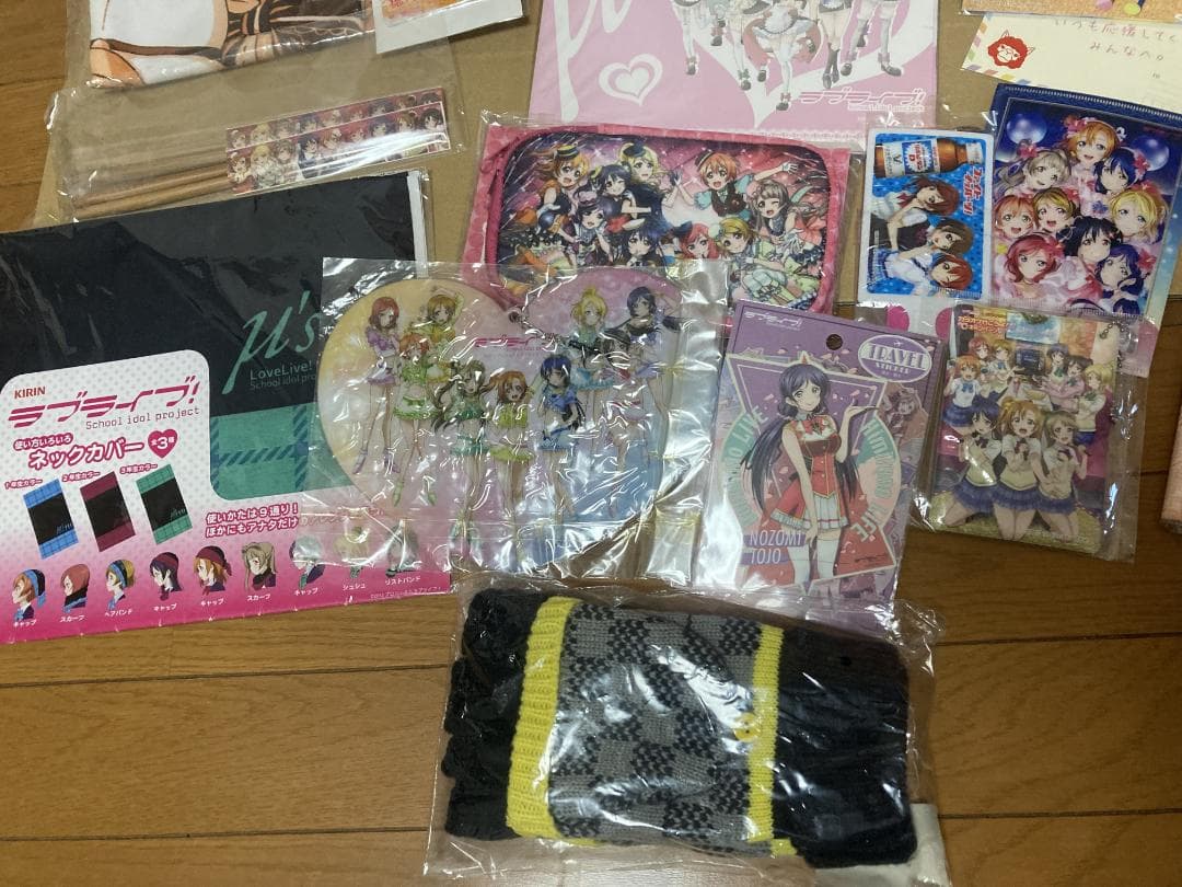 ラブライブ! μ's マルチクロス タンブラー スクフェス 勧誘 封筒 等々