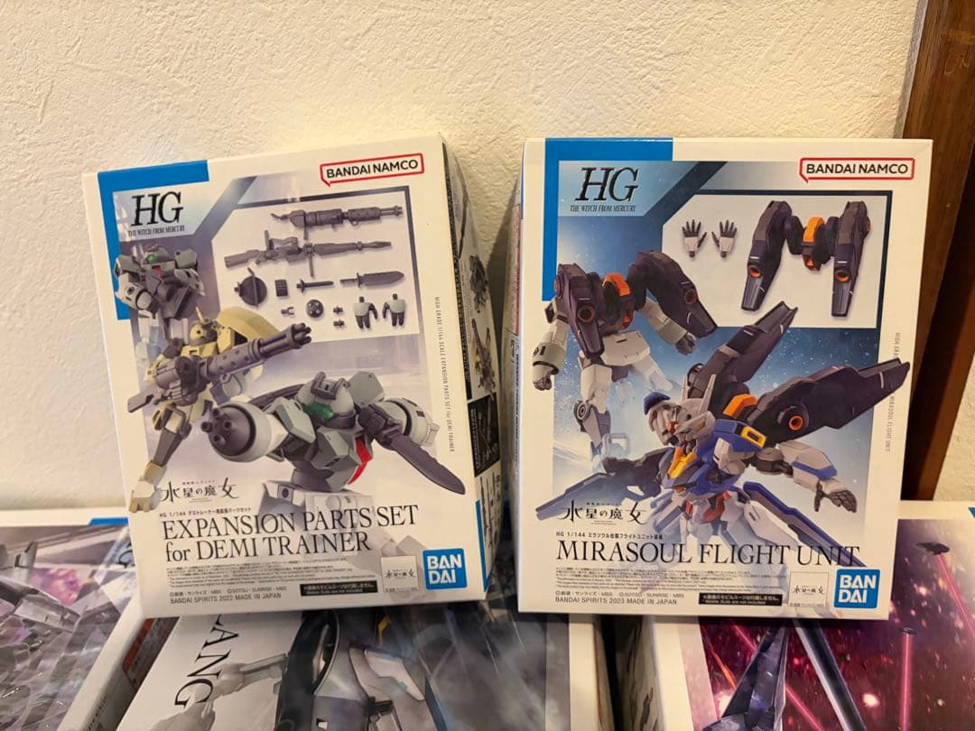 HG ガンプラ 水星の魔女 30個セット新品未組立 スタンド付き デカールおまけ
