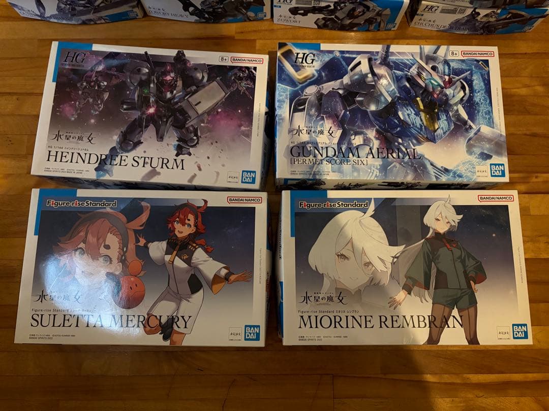 HG ガンプラ 水星の魔女 30個セット新品未組立 スタンド付き デカールおまけ