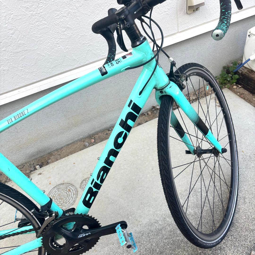 Bianchi VIA NIRONE 7 ロードバイク520mm チェレステ