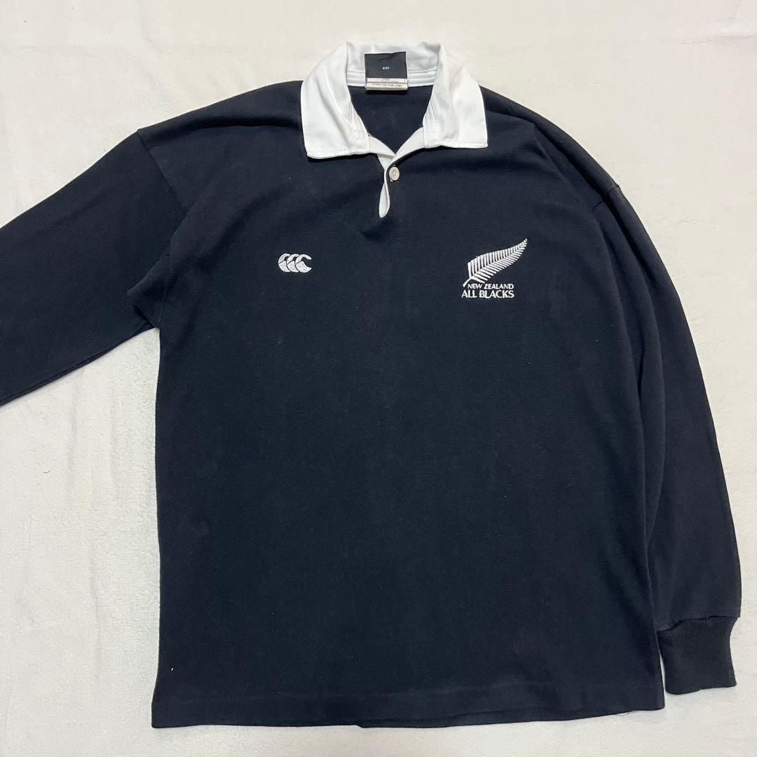 Canterbury ラガーシャツ ALL BLACKS ニュージーランド製 S