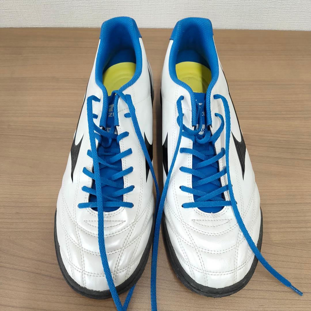 ミズノ 29cm モナルシーダ2 SW AS白×青 サッカートレーニングシューズ