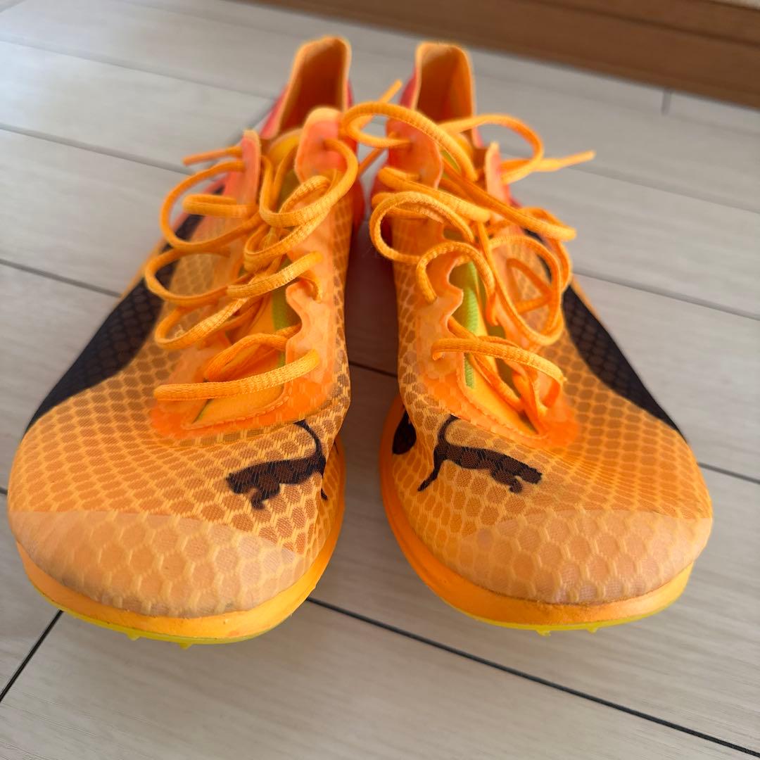 PUMA NITRO スパイクシューズ オレンジ/ブラック　27㎝