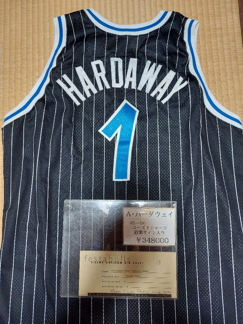 実使用　サイン　Penny Hardaway　ユニフォーム　ペニー　ハーダウェイ