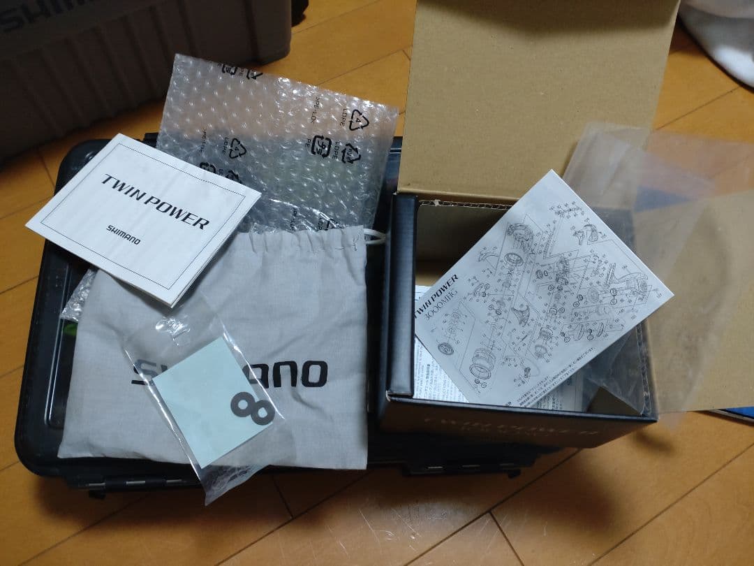シマノ ツインパワー4000xg 約180㍍1.5号PE付き