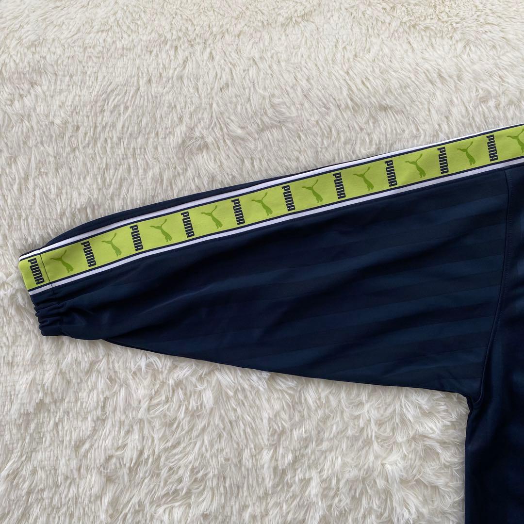 PUMA ジャージ上下セット L ネイビー/ライトグリーン プーマ✨