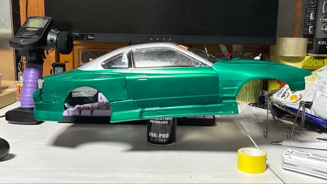 タミヤ　S15シルビア　ワンビア　ラジコンボディ