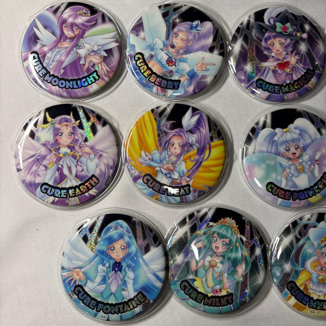 W 全プリキュア ライブ LIVE 缶バッジ まとめ