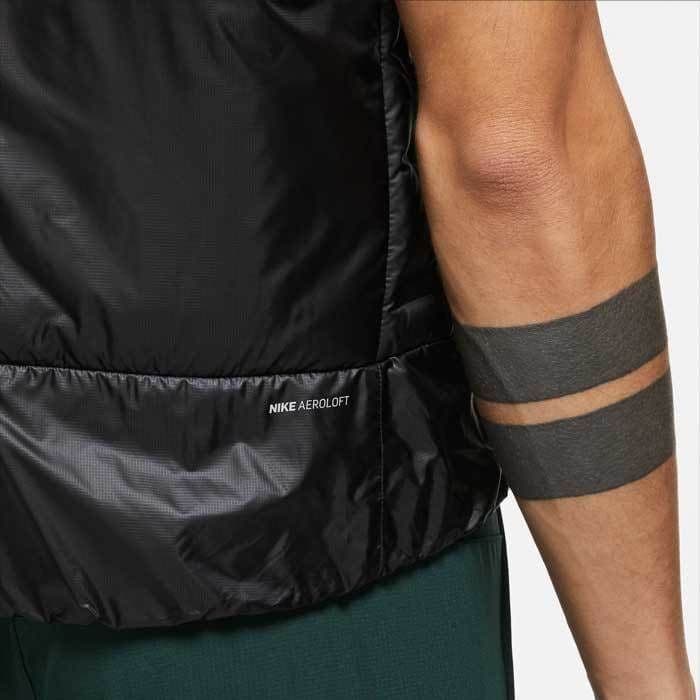残少 XXL ナイキ エアロロフト リアルダウンベスト ランニング ゴルフ 黒