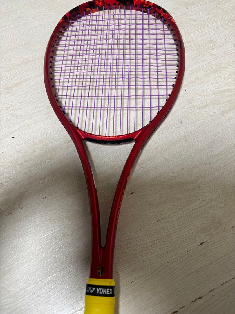 ジオブレイク70v タンゴレッド　ソフトテニスラケットカスタムフィット　UL 1