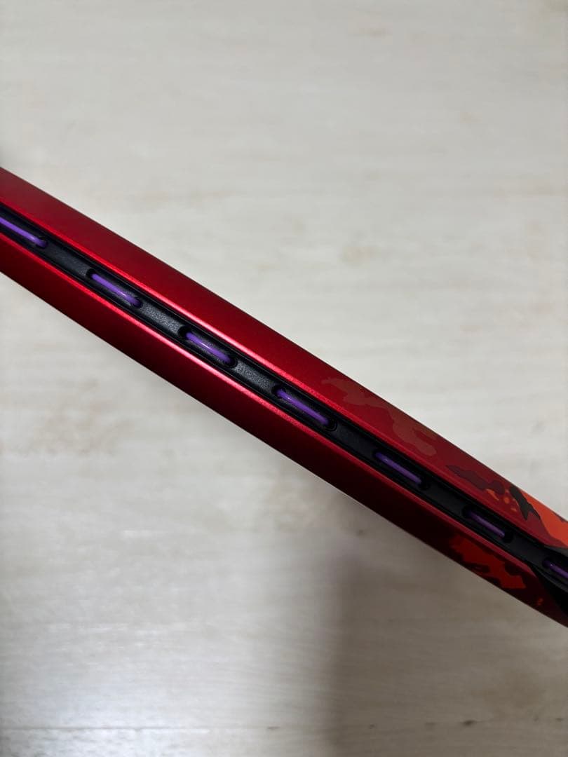 ジオブレイク70v タンゴレッド　ソフトテニスラケットカスタムフィット　UL 1