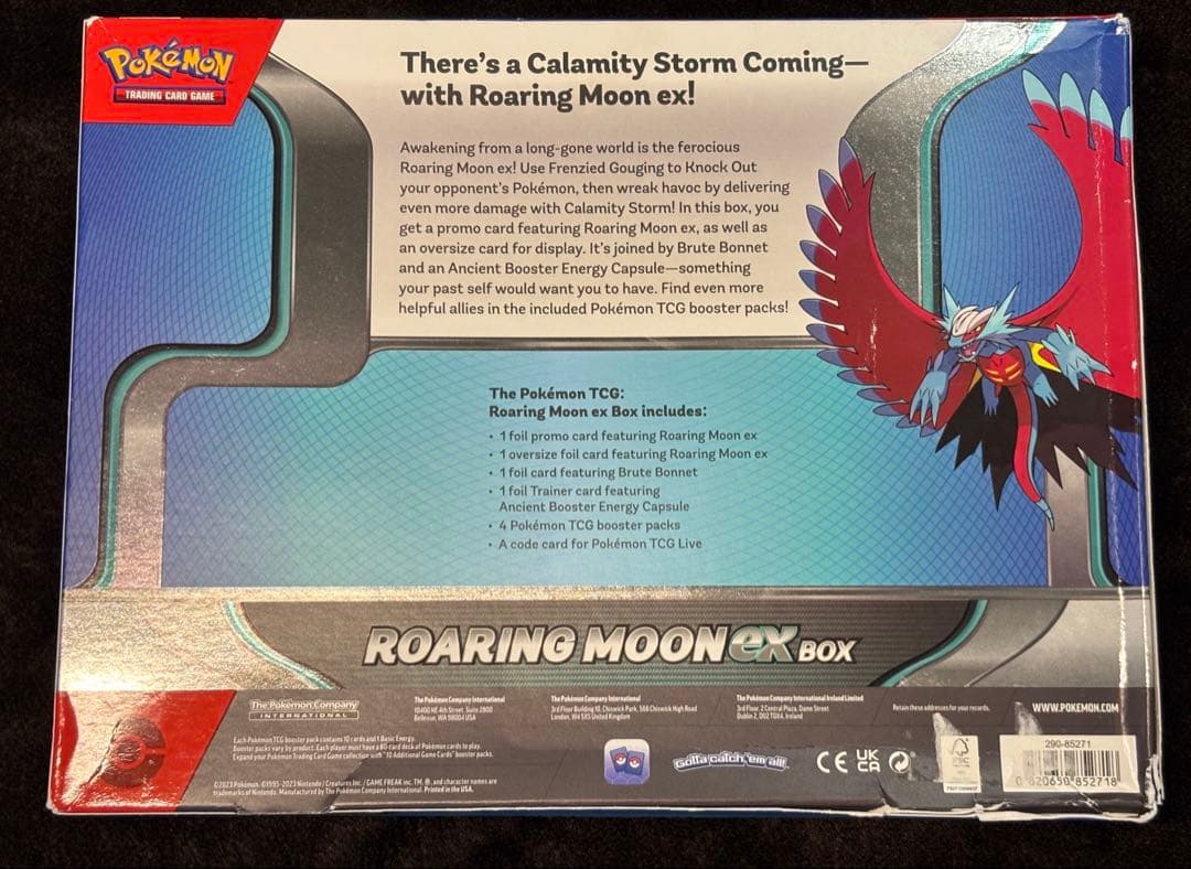 トドロクツキex ジャンボカード•Roaring Moon ex BOX