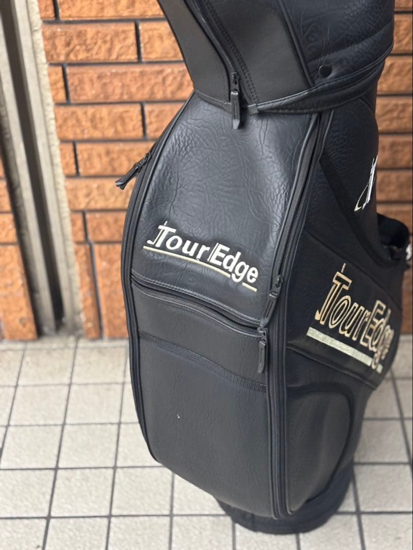 ツアーエッジ 黒 ゴルフバッグ