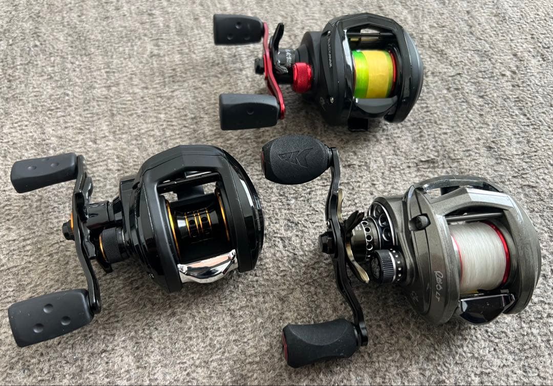 送料無料！アブガルシアRevo LT改、他、美品 中華リール計３台セット！