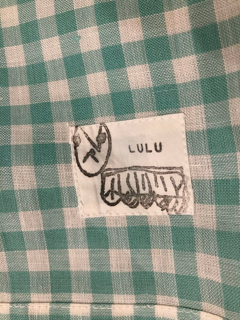 lulu_works_everyday ギンガムチェック　エプロン