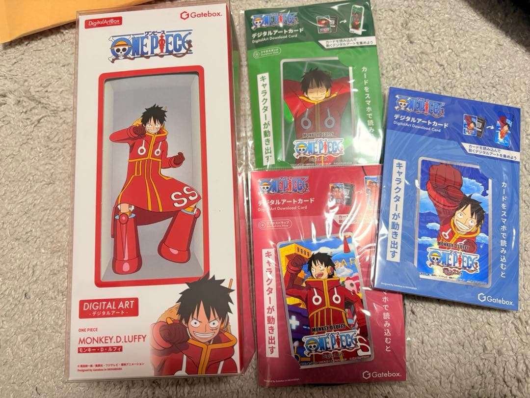 ONE PIECE デジタルアートボックス モンキー・D・ルフィ 4点セット