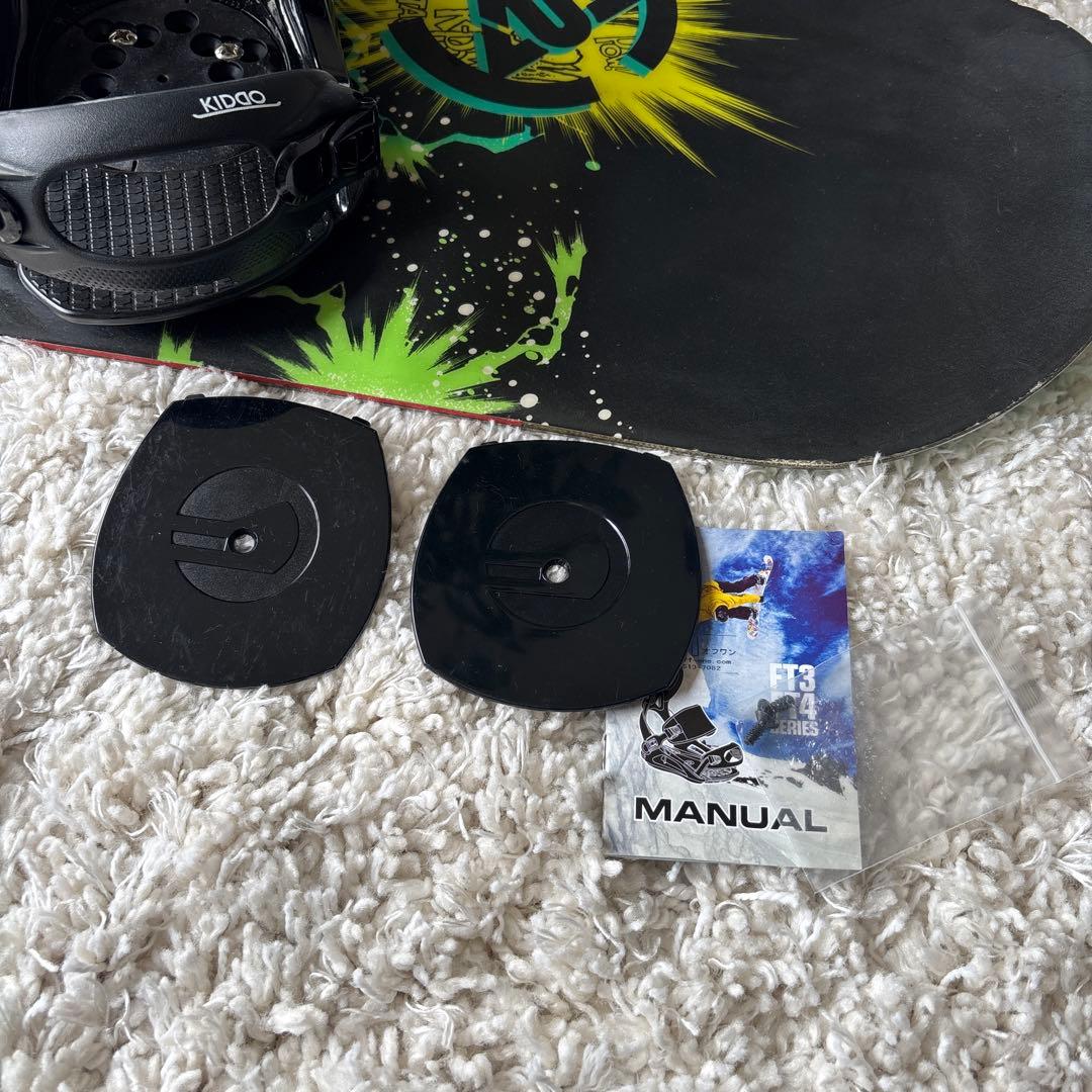 k2 MINI TURBO ＋ SPバインディングKIDDO スノーボード