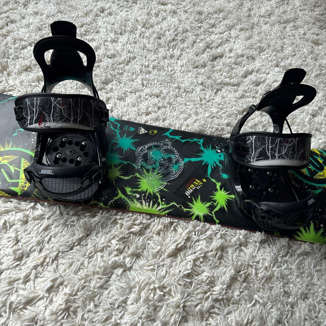 k2 MINI TURBO ＋ SPバインディングKIDDO スノーボード