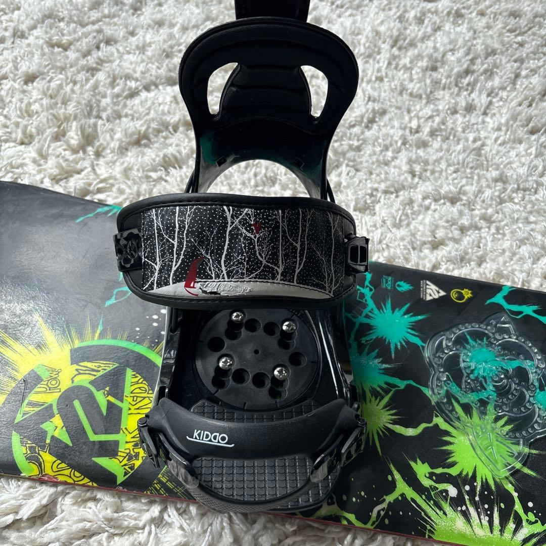 k2 MINI TURBO ＋ SPバインディングKIDDO スノーボード