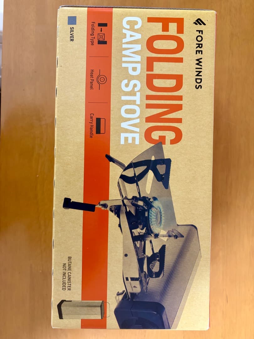 バーベキュー・調理用品 FORE WINDS FOLDING CAMP STOVE FW-FS01-SL