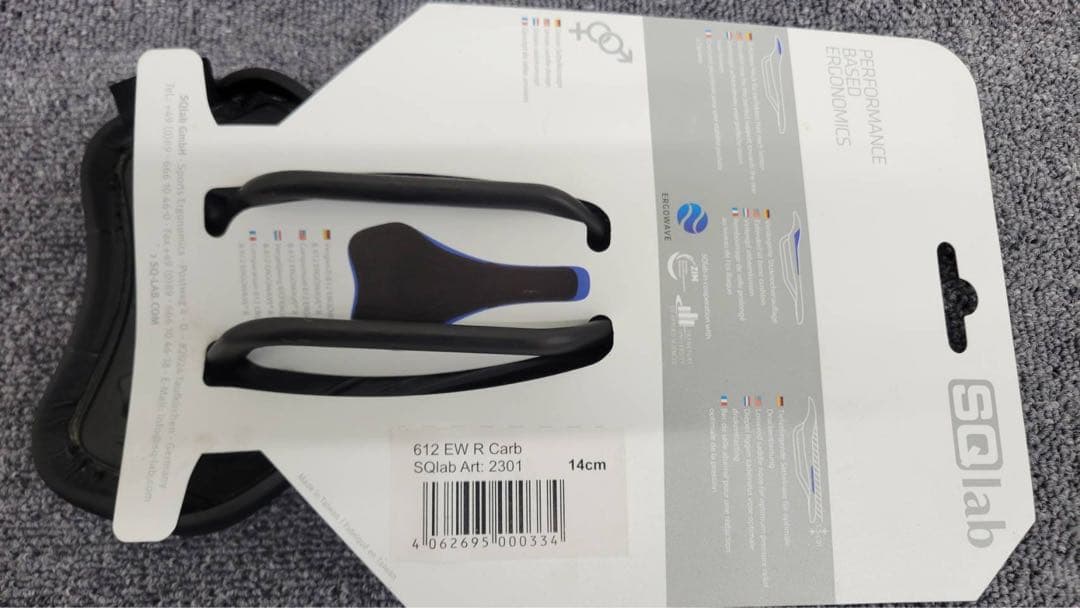 Sqlab612 Ergowave R Carbonサドル140mm幅使用極少品