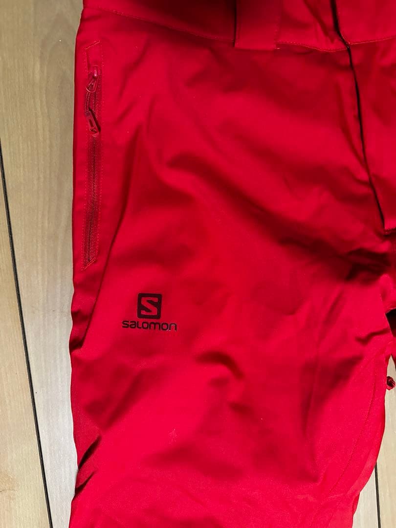 Salomon スキーウェア スノーボードウェア Lサイズ レッド