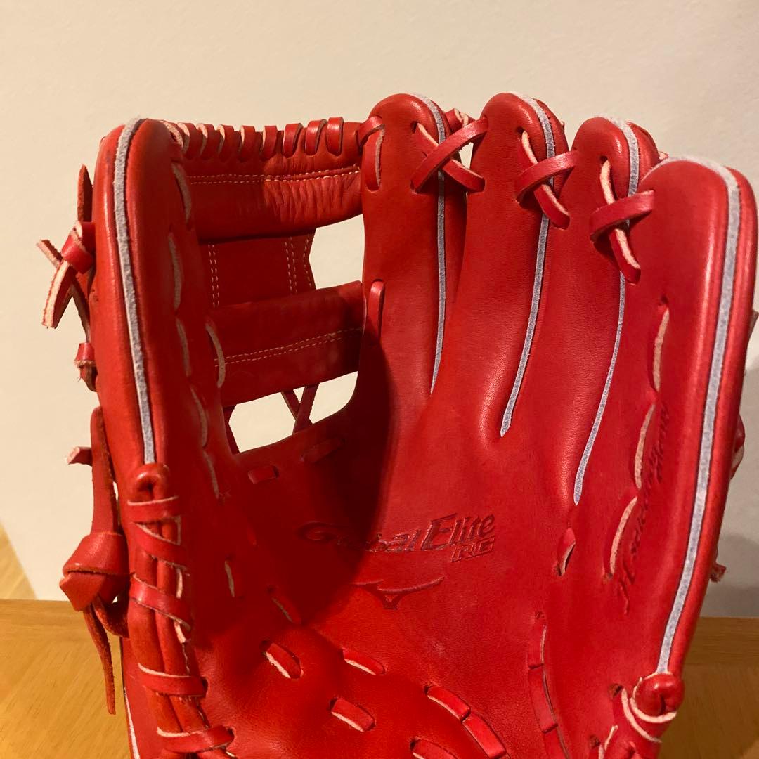 (極美品)ミズノ グローバルエリートRG坂本勇人モデル ラディッシュ