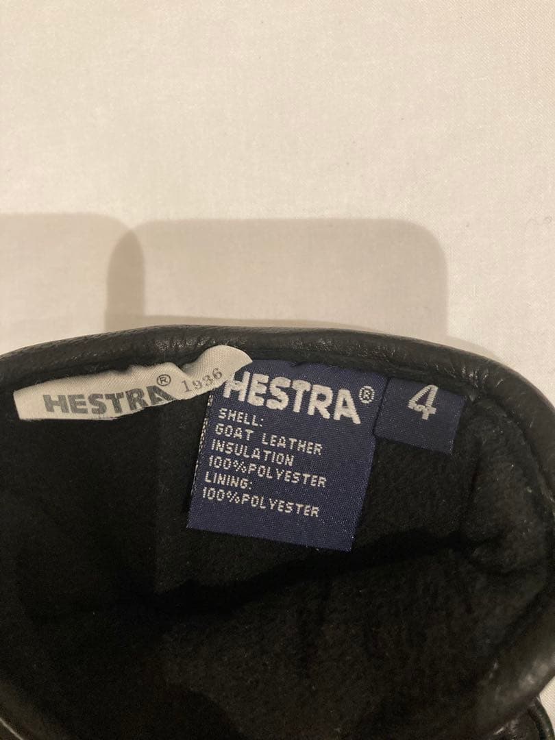 HESTRA RSL COMPレーシングレザーグローブキッズ 美品☆