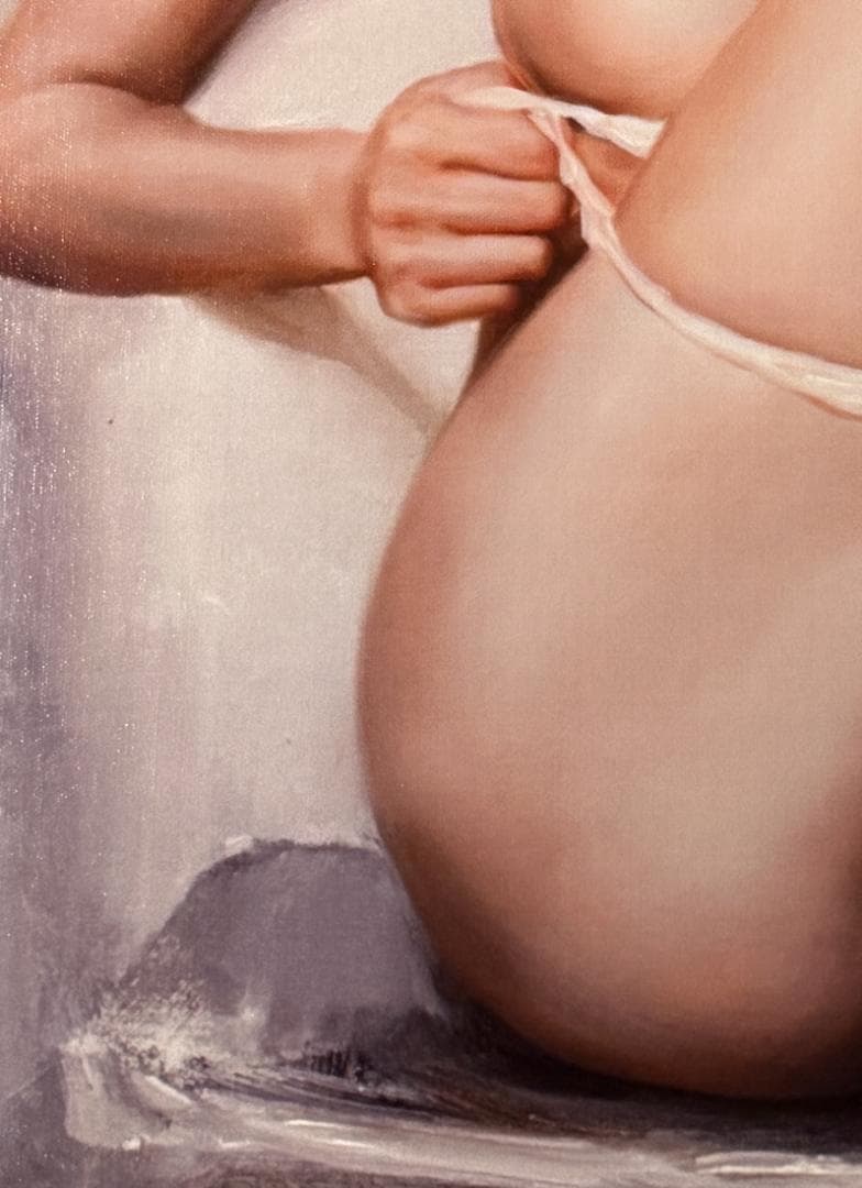 【アート作品】美しい女性をモデルにした油絵風の肖像画・絵画・裸婦画66