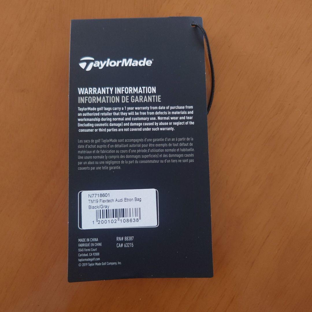 TaylorMade キャディバッグ Audiロゴ付き