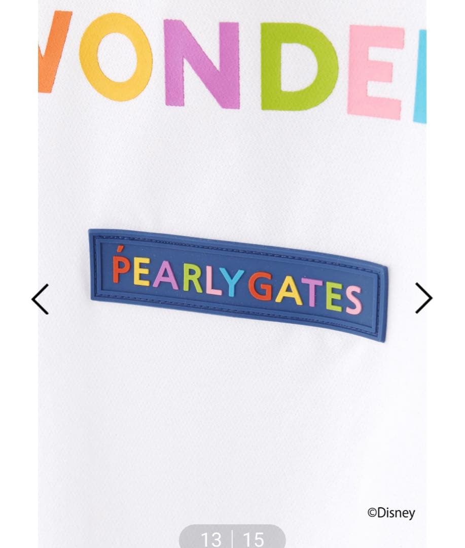 PEARLY GATES  ポロシャツ オンライン限定　マルチカラー　半袖