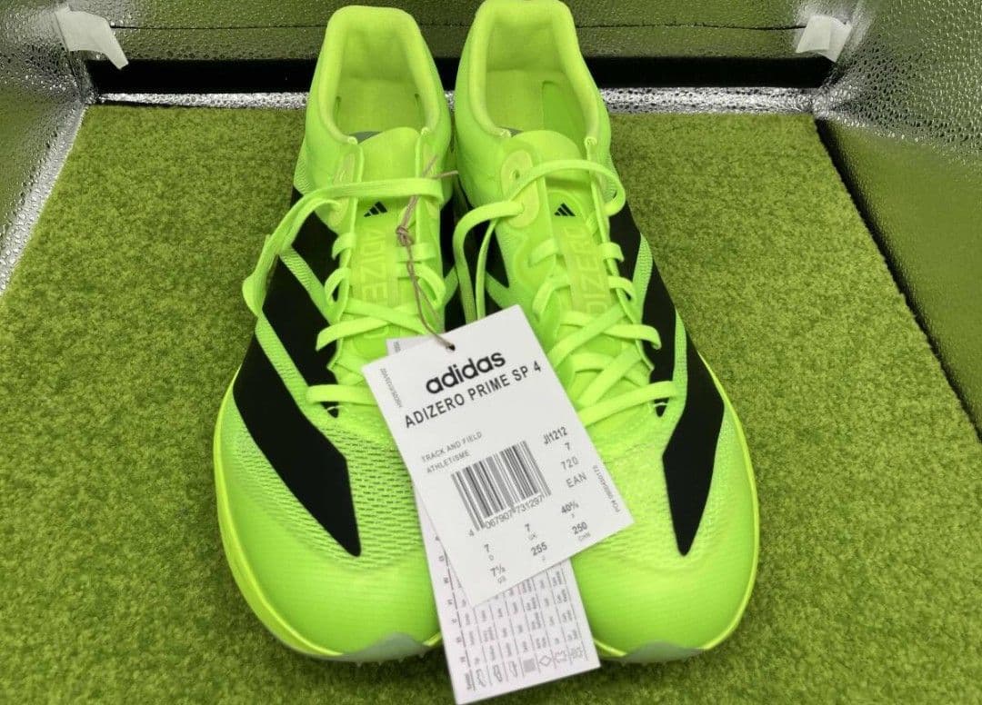 ADIZERO PRIME SP 4 25.5 タグ付き アディゼロプライムsp