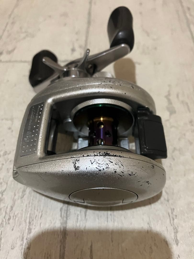 シマノ　00メタニウムMg 右ハンドル　アンタレスハンドルカスタム