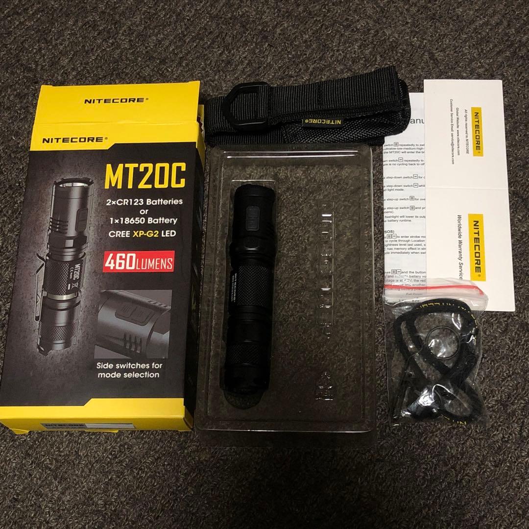 【新品未使用】NITECORE MT20C LED懐中電灯 460ルーメン