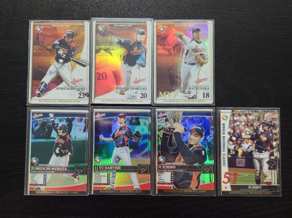 【最終価格】WBC日本代表フルコンプセット ベースボールヒーローズ　BBH