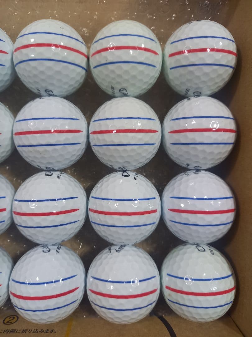 美品キャロウェイ ERC SOFT トリプルトラック ロストボール 24球