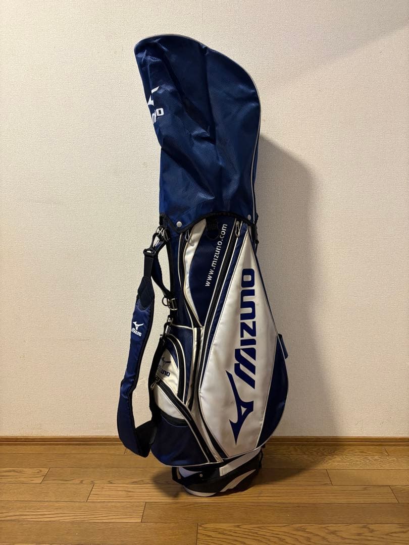 MIZUNO キャディバッグ & クラブスタンド 2個セット