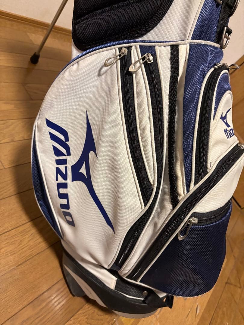 MIZUNO キャディバッグ & クラブスタンド 2個セット