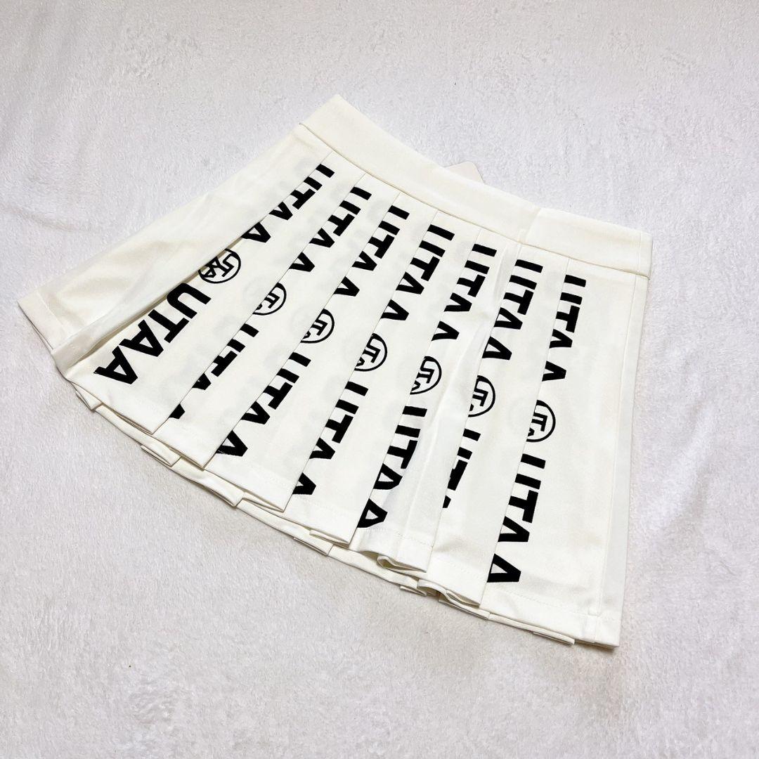 新品　UTAA　ユタ　ゴルフ　スカート　ホワイト　M　レディース