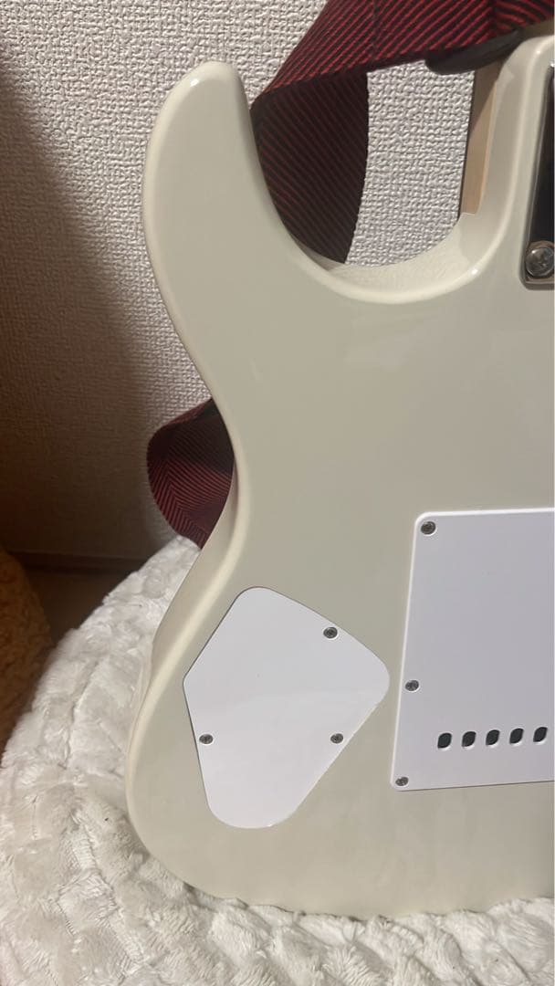 Yamaha PACIFICA ホワイトエレキギター ストラップケース説明書付き