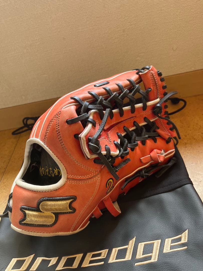 SSKプロエッジ 軟式グローブ レッド