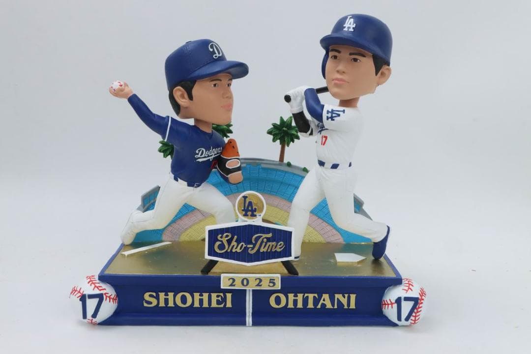 大谷翔平 デュアルボブルヘッド 2025 Sho-Time FOCO社製 二刀流
