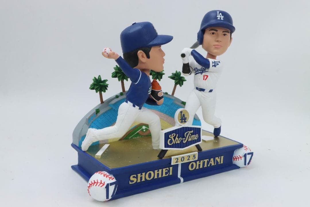 大谷翔平 デュアルボブルヘッド 2025 Sho-Time FOCO社製 二刀流